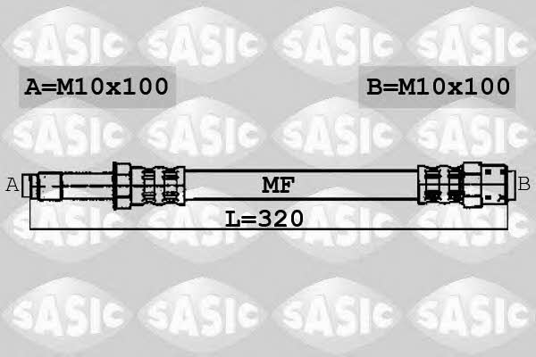 Sasic 6606019 Brake Hose 6606019