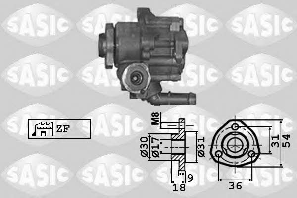 Sasic 7076023 Hydraulic Pump, steering system 7076023
