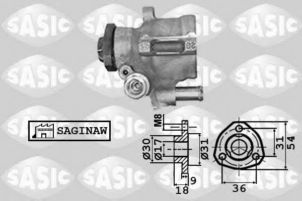 Sasic 7076028 Hydraulic Pump, steering system 7076028