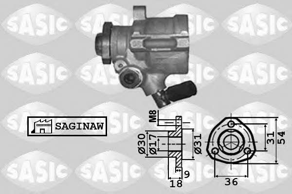 Sasic 7076039 Hydraulic Pump, steering system 7076039