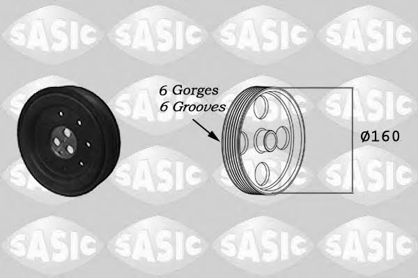 Crankshaft pulley Ford Transit: 2156033 Sasic Pulley crankshaft