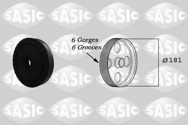 Crankshaft pulley Fiat Marea: 2156039 Sasic Pulley crankshaft