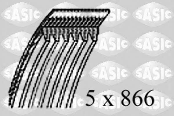 Sasic 1776033 V-ribbed belt 5PK866 1776033