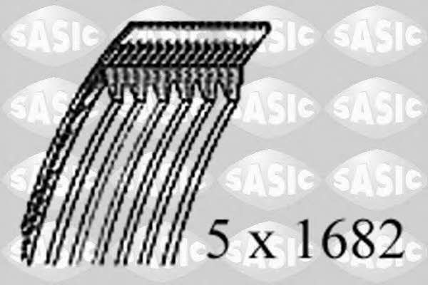 Sasic 1776051 V-ribbed belt 5PK1682 1776051
