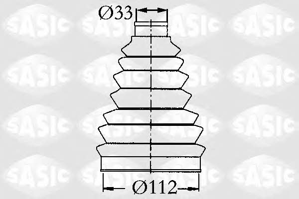 Sasic 2933073 Outer drive shaft boot, kit 2933073