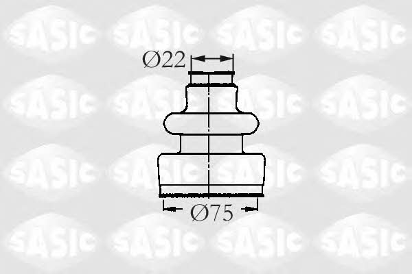 Sasic 2933593 Drive shaft inner boot, kit 2933593