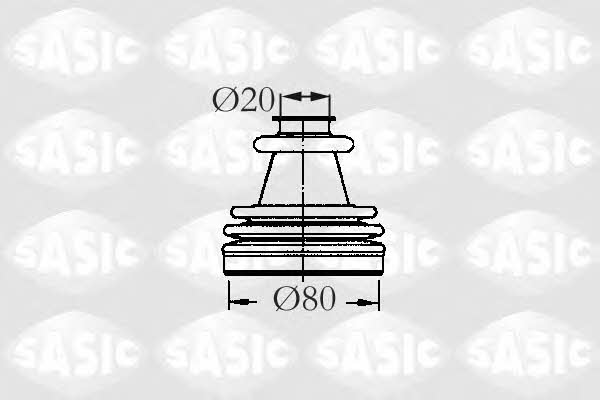 Sasic 2933773 Outer drive shaft boot, kit 2933773