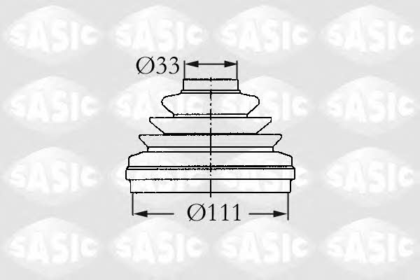 Sasic 2933993 Outer drive shaft boot, kit 2933993