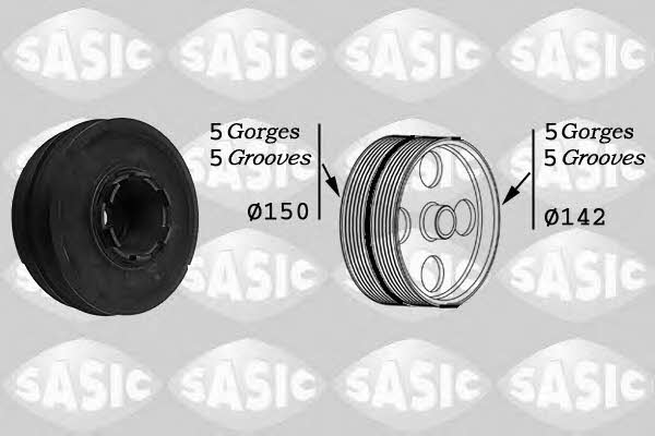 Sasic 9001810 Pulley crankshaft 9001810