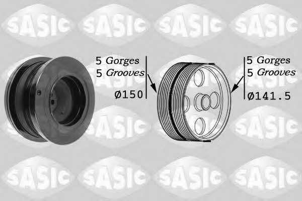 Sasic 9001812 Pulley crankshaft 9001812