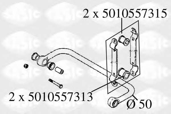Sasic T251019 Stabilizer bar mounting kit T251019