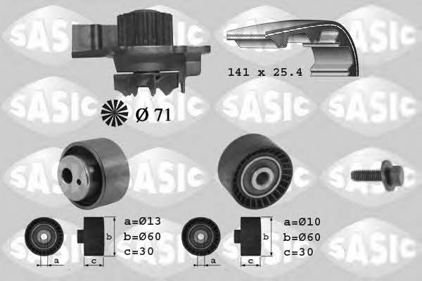 Sasic 3900012 TIMING BELT KIT WITH WATER PUMP 3900012