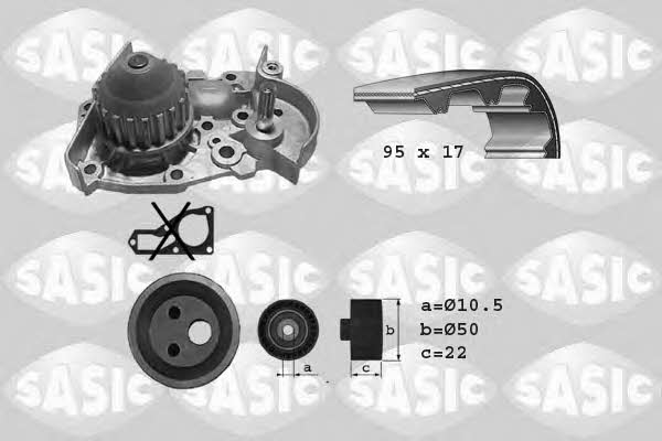 Sasic 3904002 TIMING BELT KIT WITH WATER PUMP 3904002