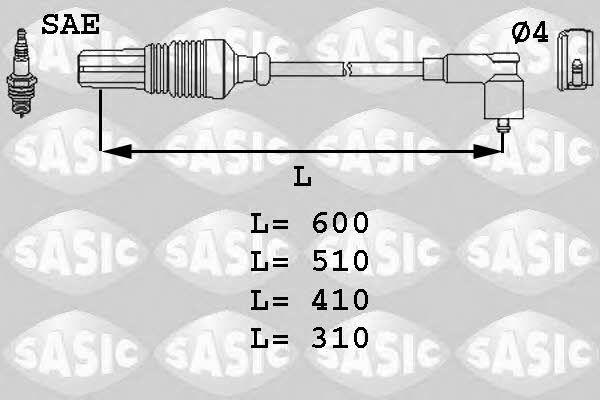 Sasic 9280003 Ignition cable kit 9280003