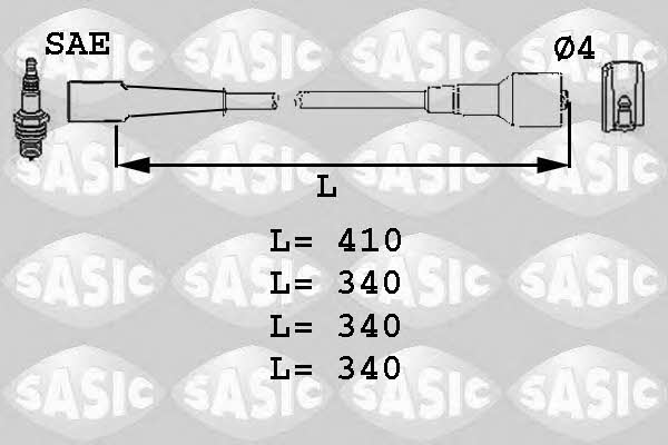 Sasic 9284001 Ignition cable kit 9284001