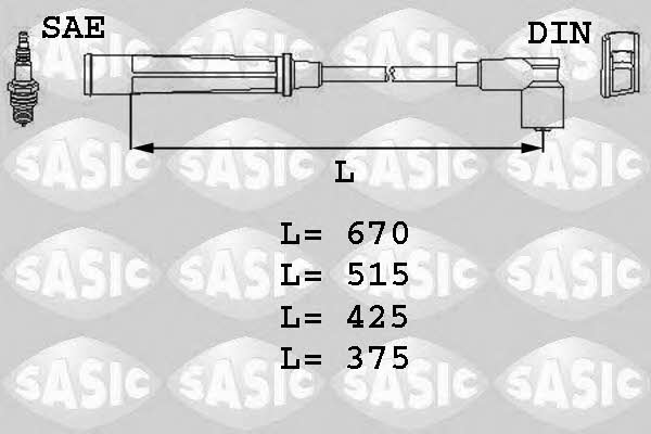 Sasic 9286005 Ignition cable kit 9286005