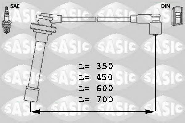 Sasic 9286011 Ignition cable kit 9286011