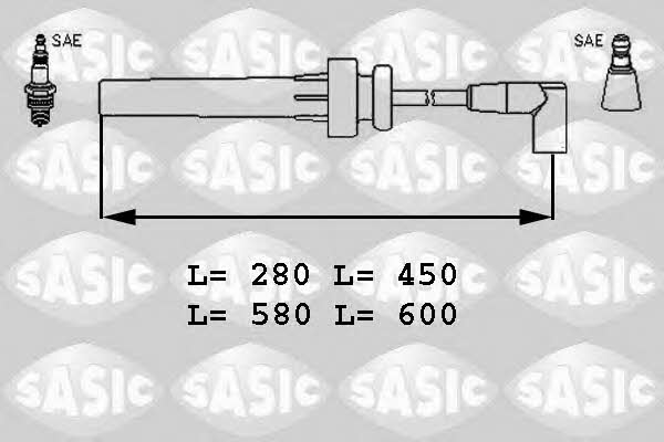 Sasic 9286014 Ignition cable kit 9286014