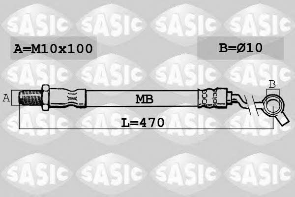 Sasic SBH6317 Brake Hose SBH6317