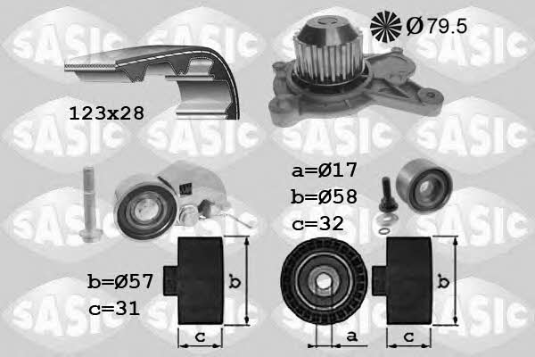  3906075 TIMING BELT KIT WITH WATER PUMP 3906075