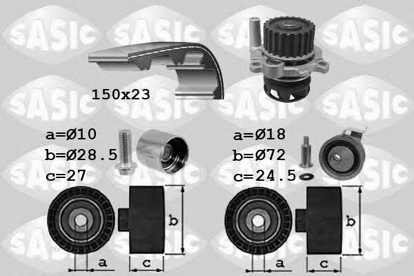  3906064 TIMING BELT KIT WITH WATER PUMP 3906064