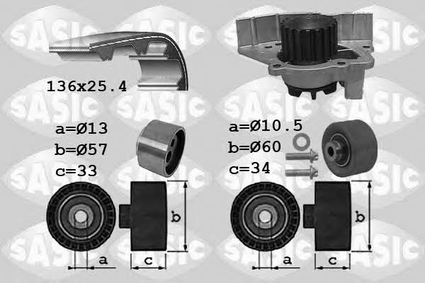  3900033 TIMING BELT KIT WITH WATER PUMP 3900033