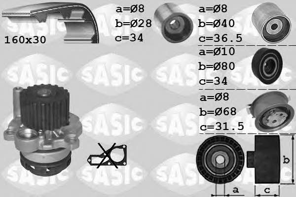  3906082 TIMING BELT KIT WITH WATER PUMP 3906082