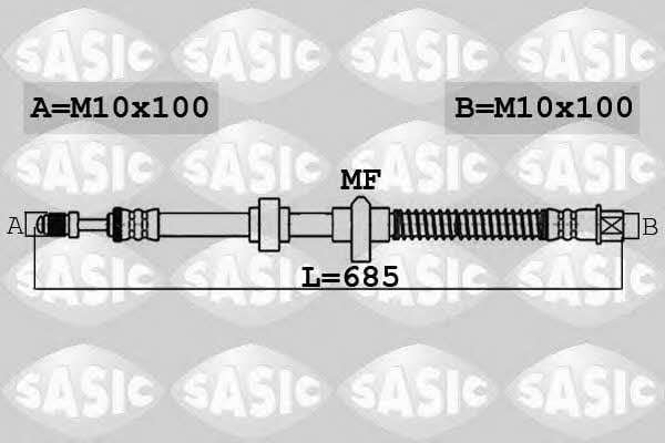 Sasic 6600057 Brake Hose 6600057