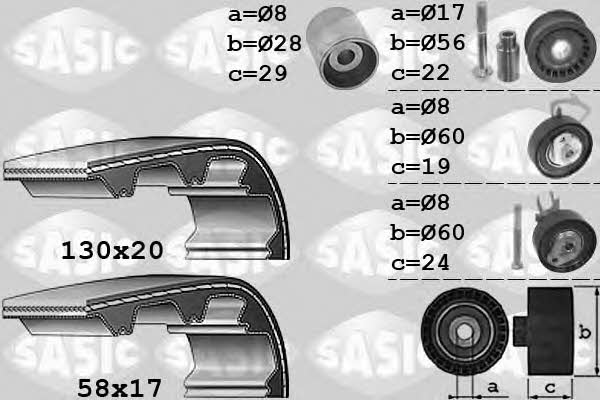 Sasic 1756051 Timing Belt Kit 1756051