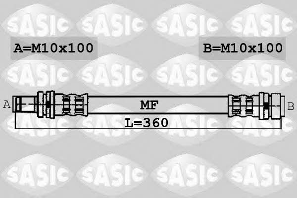 Sasic 6600048 Brake Hose 6600048