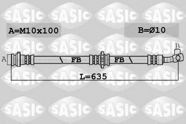 Sasic 6606154 Brake Hose 6606154