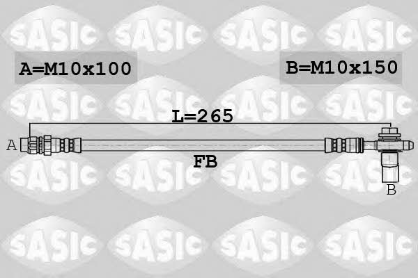 Sasic 6606169 Brake Hose 6606169