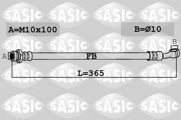 Sasic 6606231 Brake Hose 6606231