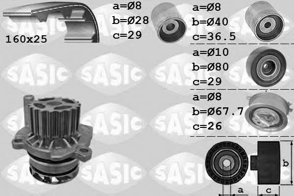  3906069 TIMING BELT KIT WITH WATER PUMP 3906069