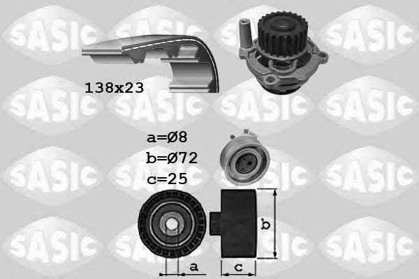 Sasic 3906070 TIMING BELT KIT WITH WATER PUMP 3906070