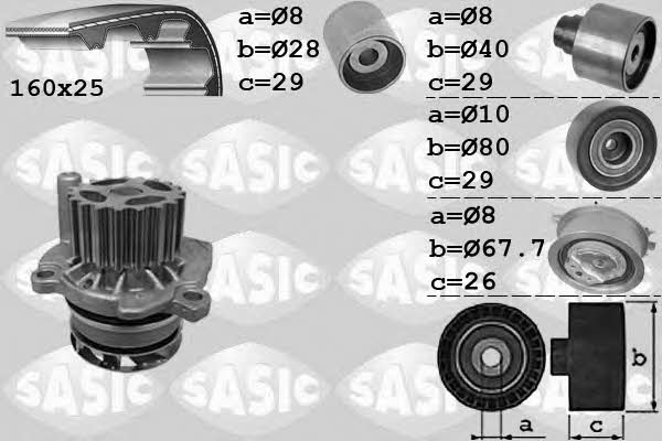  3906077 TIMING BELT KIT WITH WATER PUMP 3906077