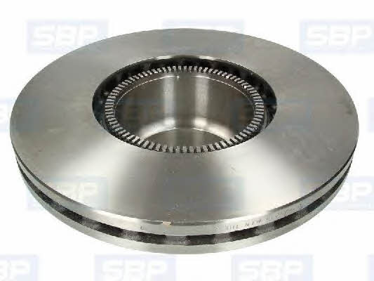 SBP 02-DA007 Front brake disc ventilated 02DA007