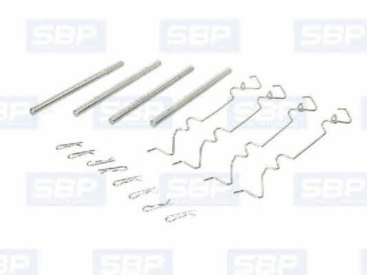 Rear brake pad fitting kit Iveco: FKT5242 SBP Brake pad fitting kit