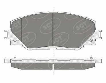 SCT SP 342 PR Brake Pad Set, disc brake SP342PR