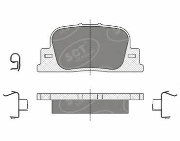 SCT SP 335 PR Brake Pad Set, disc brake SP335PR