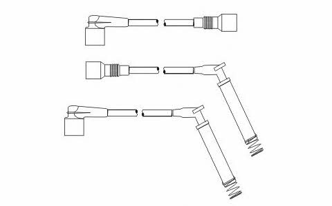 SCT PS 6993 Ignition cable kit PS6993