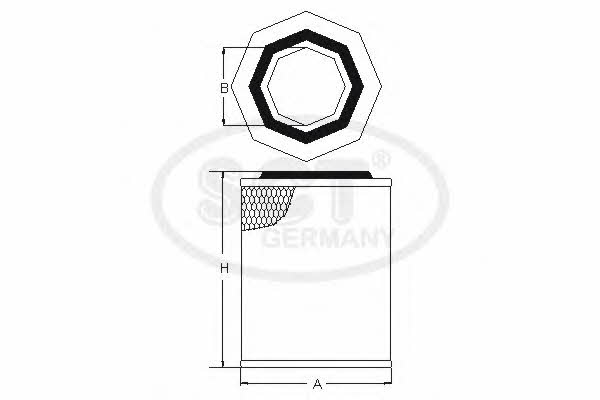 SCT SB 3152 Air filter SB3152