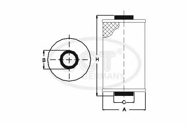 SCT SH 4712 Oil Filter SH4712