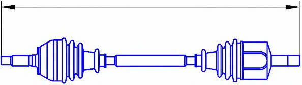 Sercore 22615 Drive shaft 22615