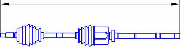 Sercore 12433 Drive shaft 12433