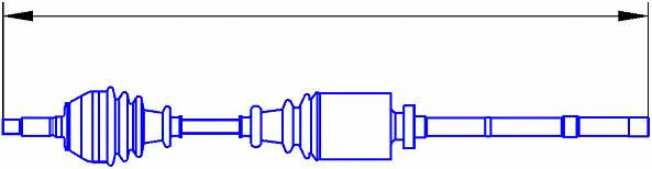 Sercore 12747 Drive shaft 12747