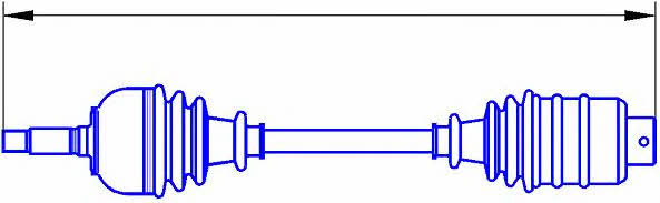 Sercore 12758 Drive shaft 12758