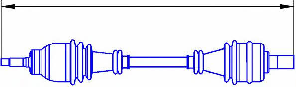 Sercore 12901 Drive shaft 12901