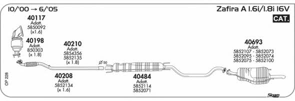Sigam OP228 Exhaust system OP228