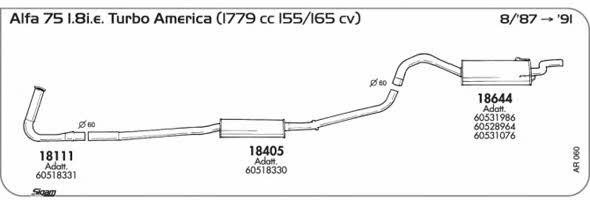 Sigam AR060 Exhaust system AR060